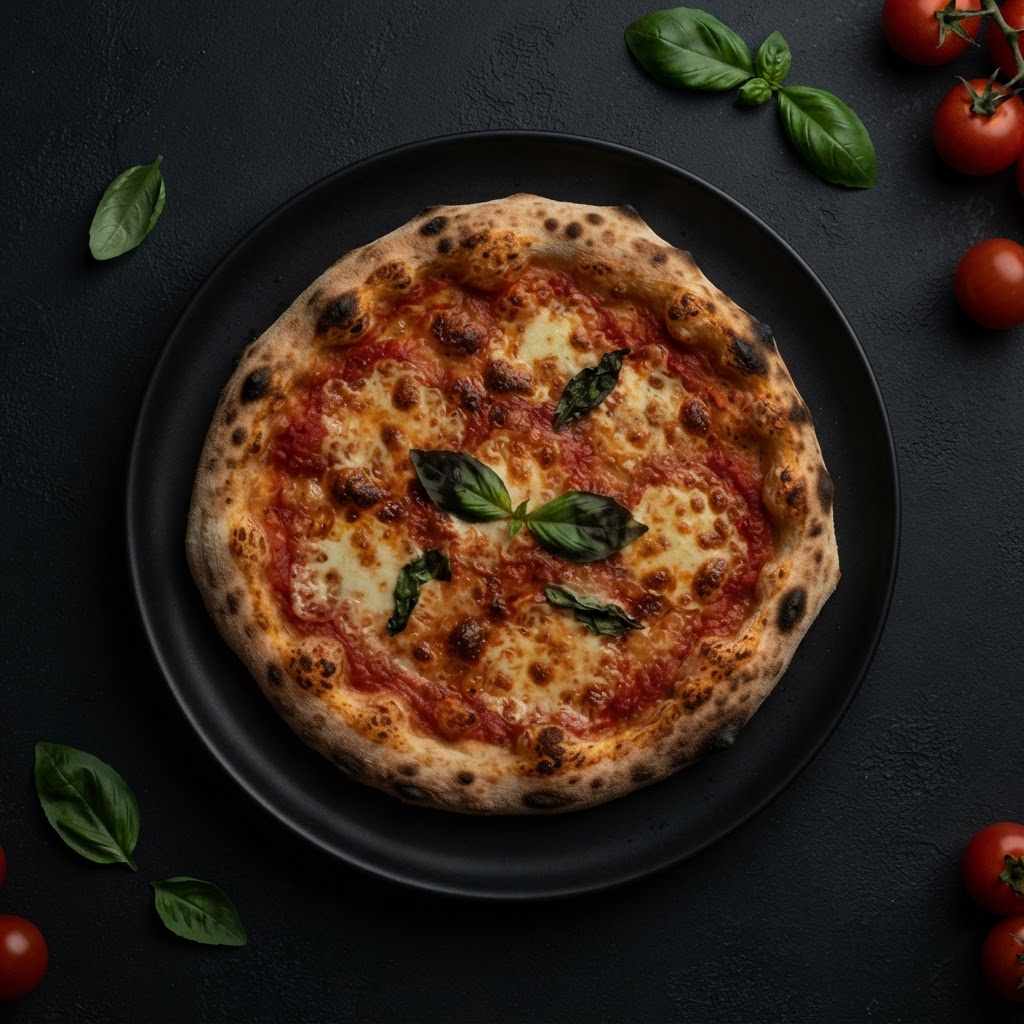 Pizza Margherita bei Santa Farina in Mosbach
