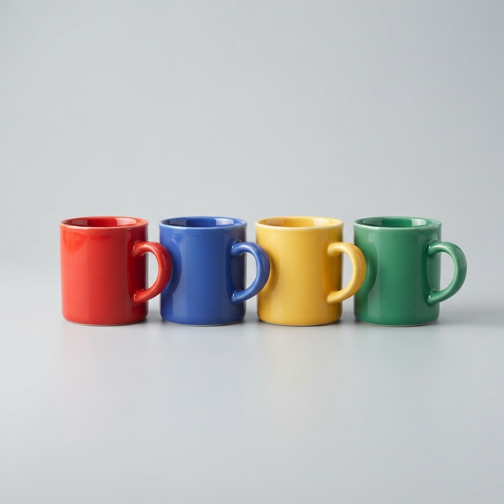 50 Canecas de Porcelana Personalizadas