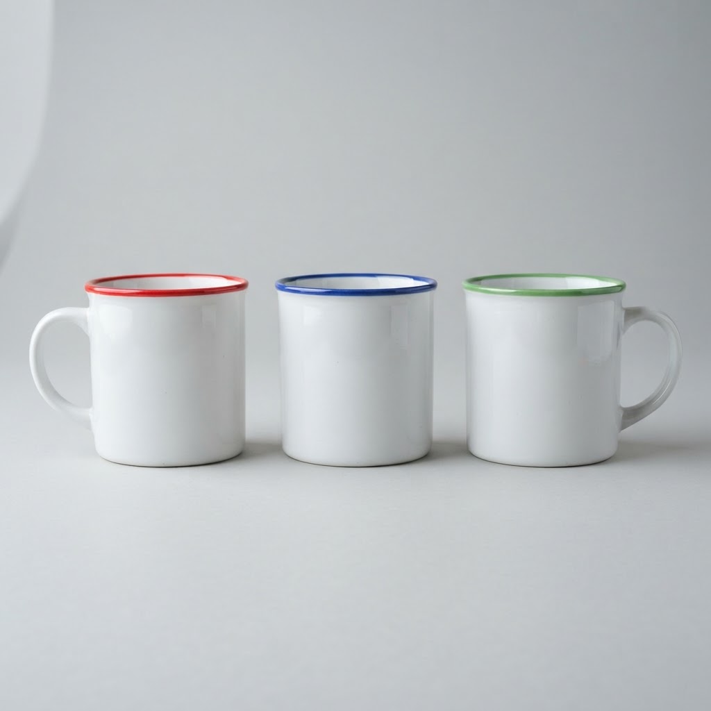 100 Canecas de Porcelana Personalizadas
