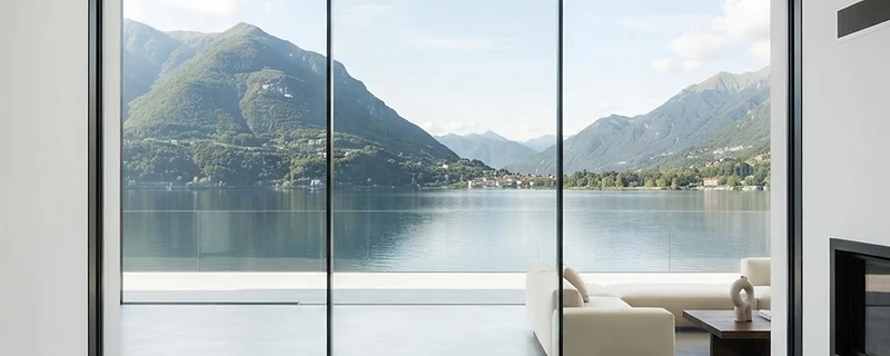 Solarlux cero sliding doors with a slim sightline in a contemporary extension