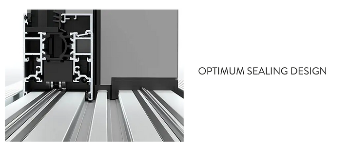 Optimum sealing design — 3D cross-section of the Highline S sealing design showing the multi-level all-round seals