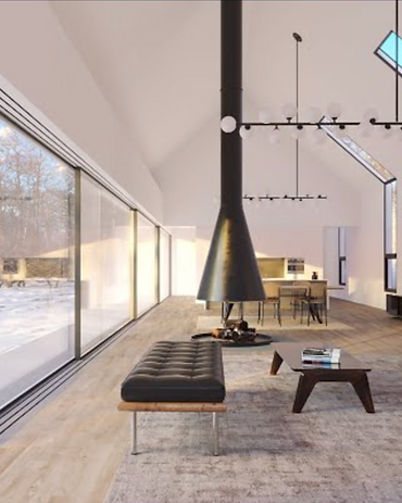 Minimal-frame glazing detail — Vitrocsa sliding door system