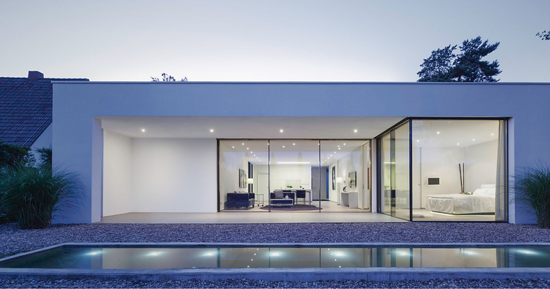 Solarlux cero III — 34 mm sightline minimal-frame sliding doors