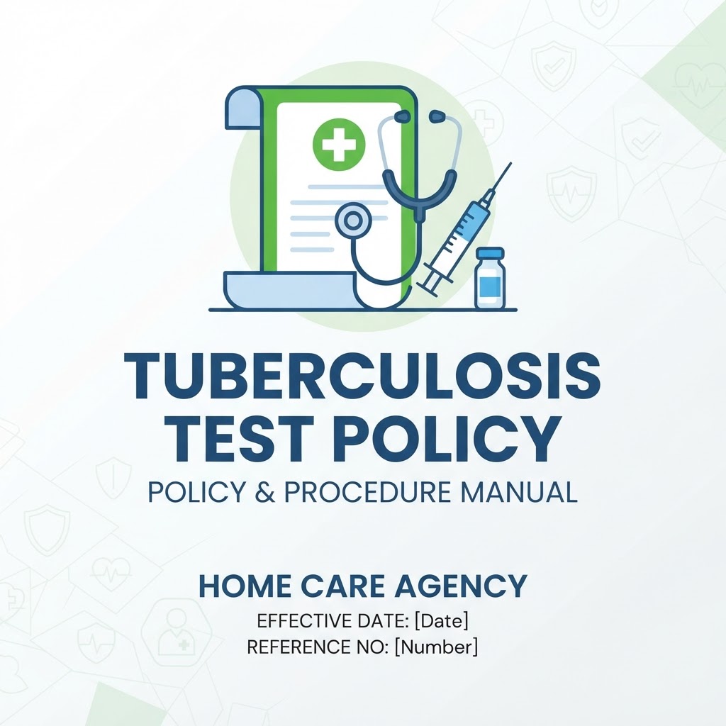 Tuberculosis test policy template for caregiver screening