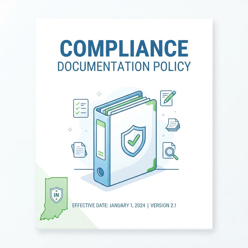 Compliance documentation policy template for Medicaid waiver providers