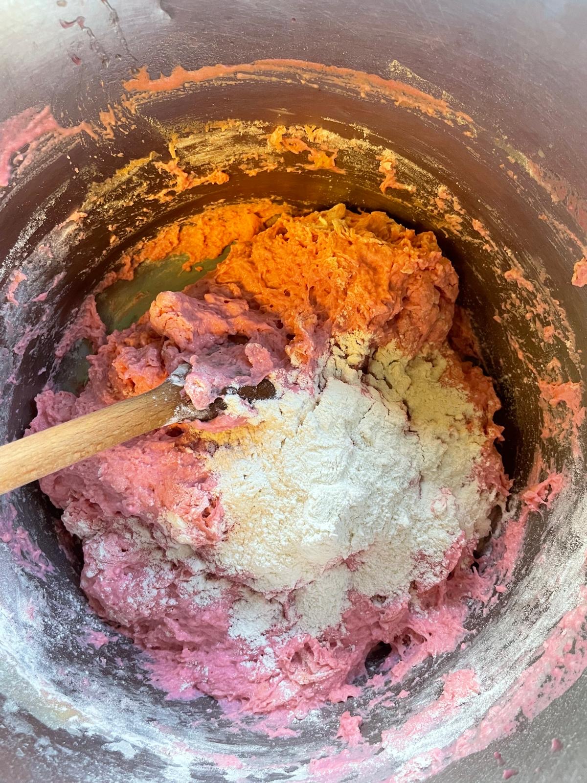Pink Monday — pink dough
