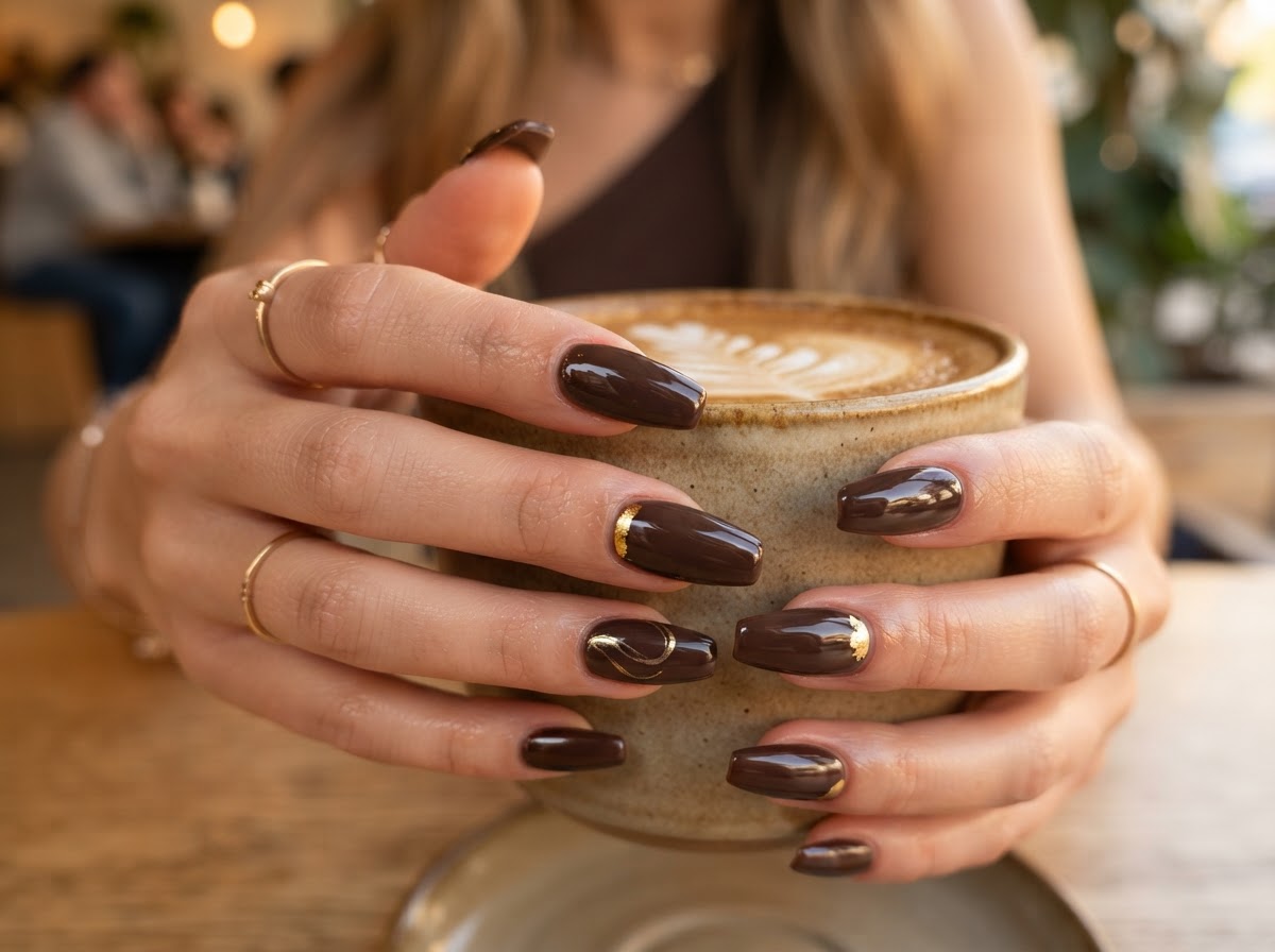 Espresso brown nails September 2026