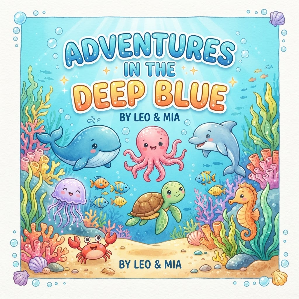 Animals Of The Sea Colouring Book