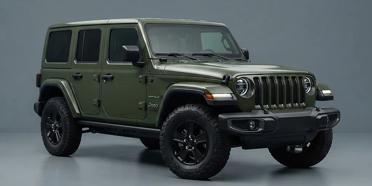 Jeep Wrangler — photographie du modèle pour la vente au Québec