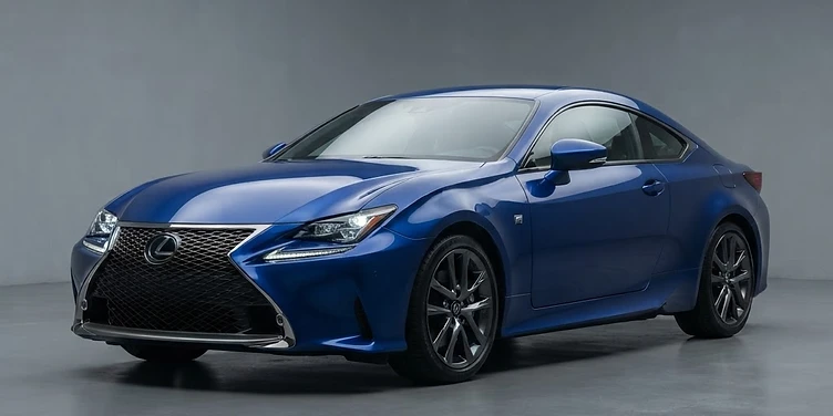 Lexus RC — photographie du modèle pour la vente au Québec