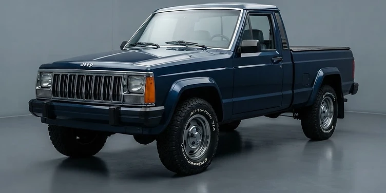 Jeep Comanche — photographie du modèle pour la vente au Québec
