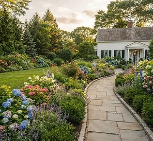 Landscape Design & Installation design inspiration in a New England yard