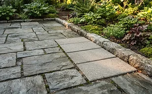 Illustration for Pavers or natural stone? Choosing a patio that fits your home