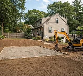 Grading & Site Preparation design inspiration in a New England yard