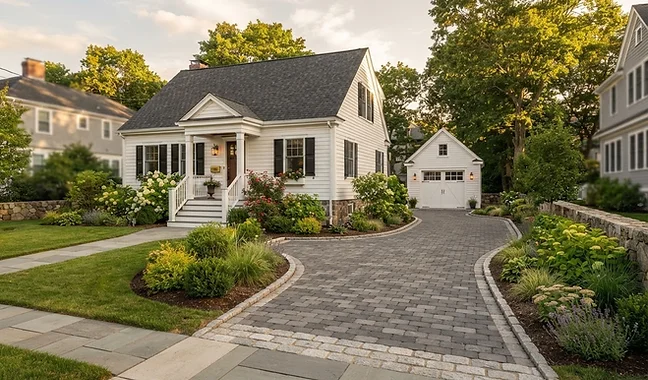 Driveway & Walkway Paving inspiration for a New England property