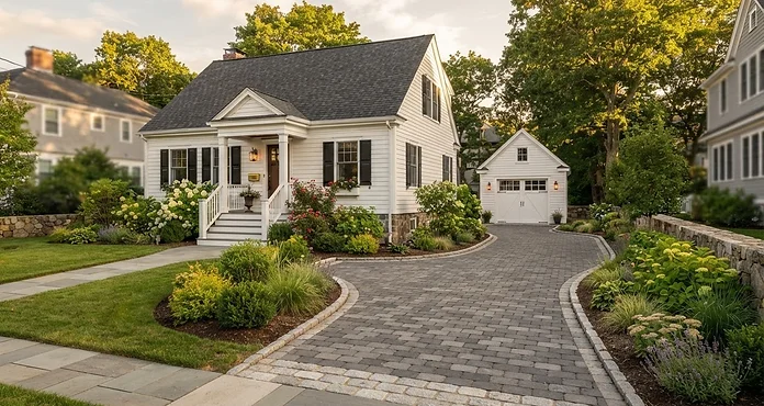 Driveway & Walkway Paving, New England landscape