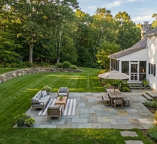 Patios & Paver Installation design inspiration in a New England yard