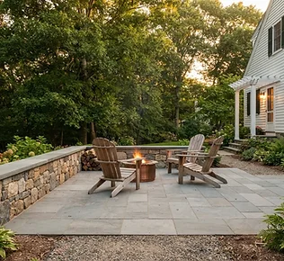 Hardscaping design inspiration in a New England yard
