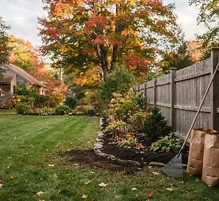Seasonal Property Cleanups design inspiration in a New England yard