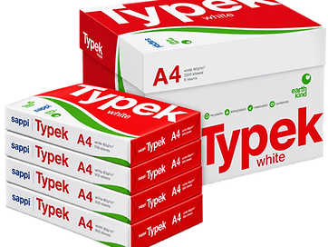 Typek Office Paper A4 80gsm (Box of 5 reams)