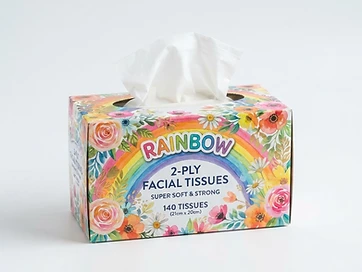 Twinsaver 2 Ply Rainbow Box 180's