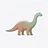 Brontosaurus silhouette