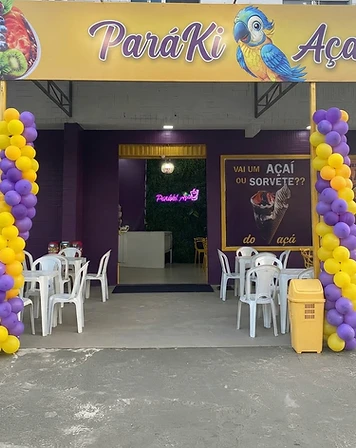 Fachada da loja Paráki Açaí