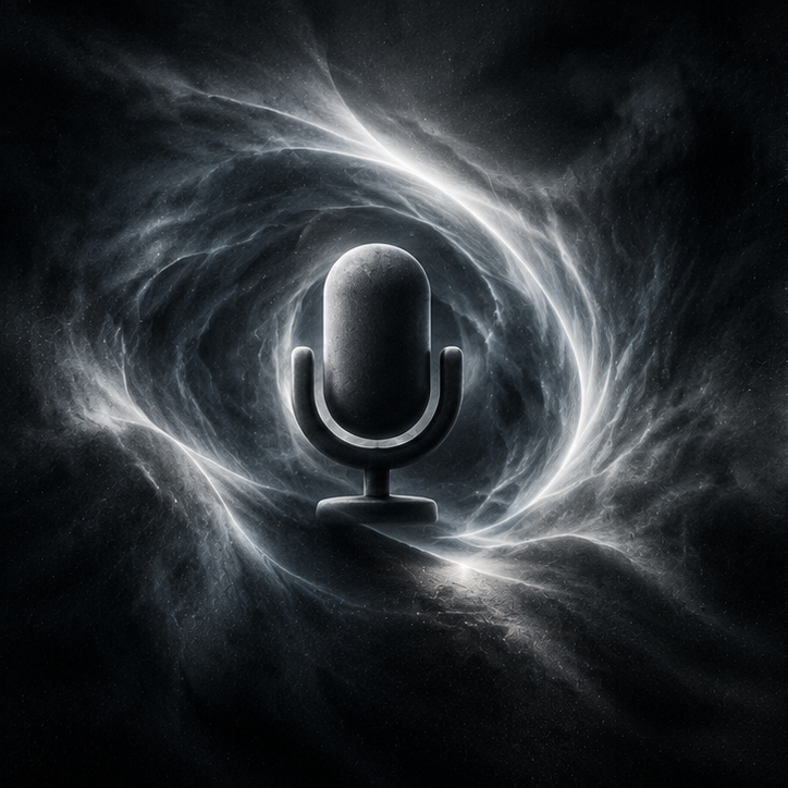 Aria voice interview microphone artwork