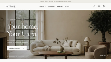 Furniture template preview