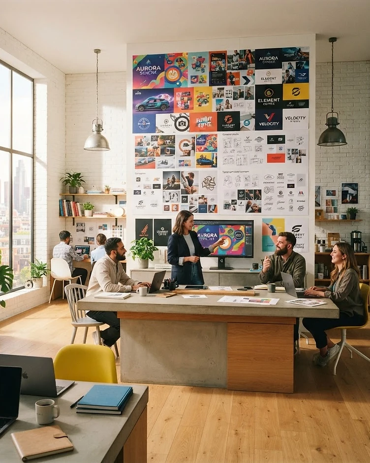 Modern creative marketing studio