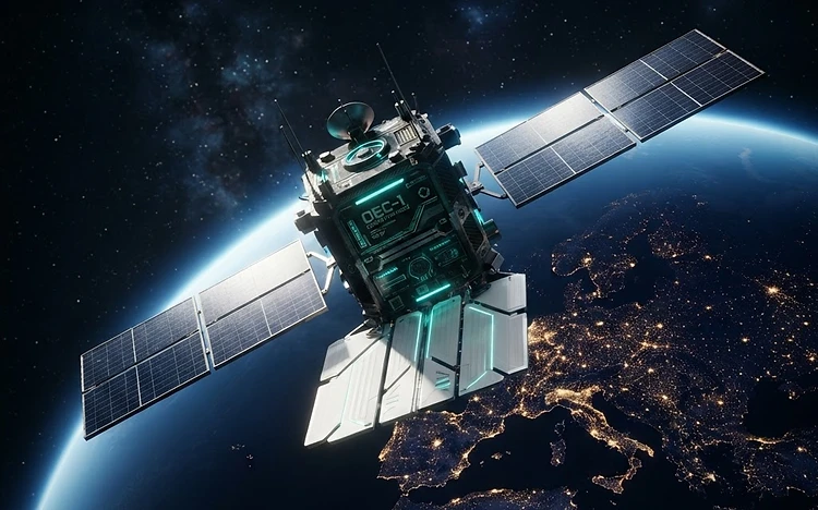 OEC-1 compute node in low Earth orbit