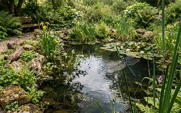 Gartenteich mit Biotop