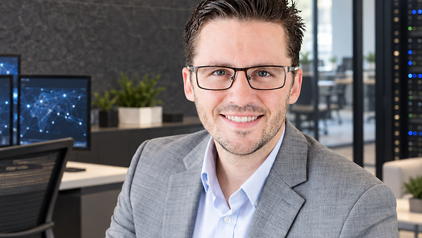 InnerDigital CEO in the company office