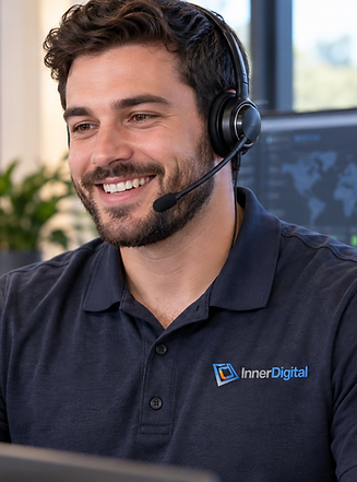 InnerDigital technical support specialist ready to assist