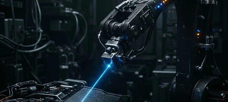 Robotic maintenance arm scan