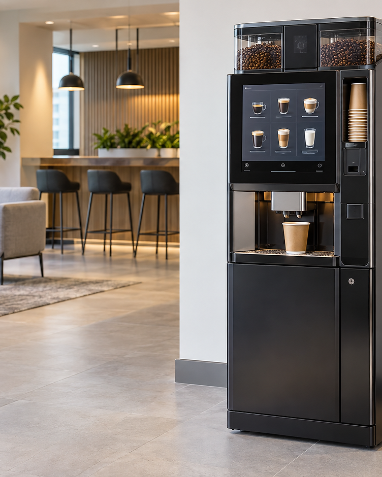 Professional coffee vending machine for South Florida workplaces