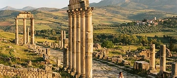 Roman ruins of Volubilis near Meknes