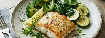 Lemon-Herb Fish & Greens