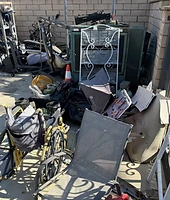 Property cleanout before — Dump Day Junk Removal