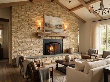 Stone Fireplaces by HMR Chimney & Masonry Repair