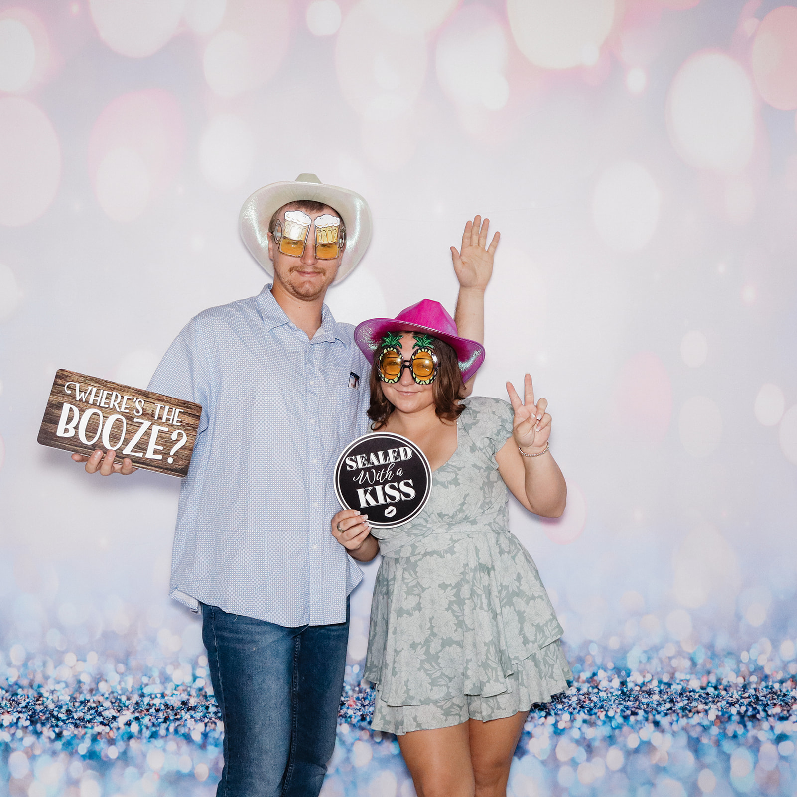 Bokeh Dreamscape photo booth backdrop