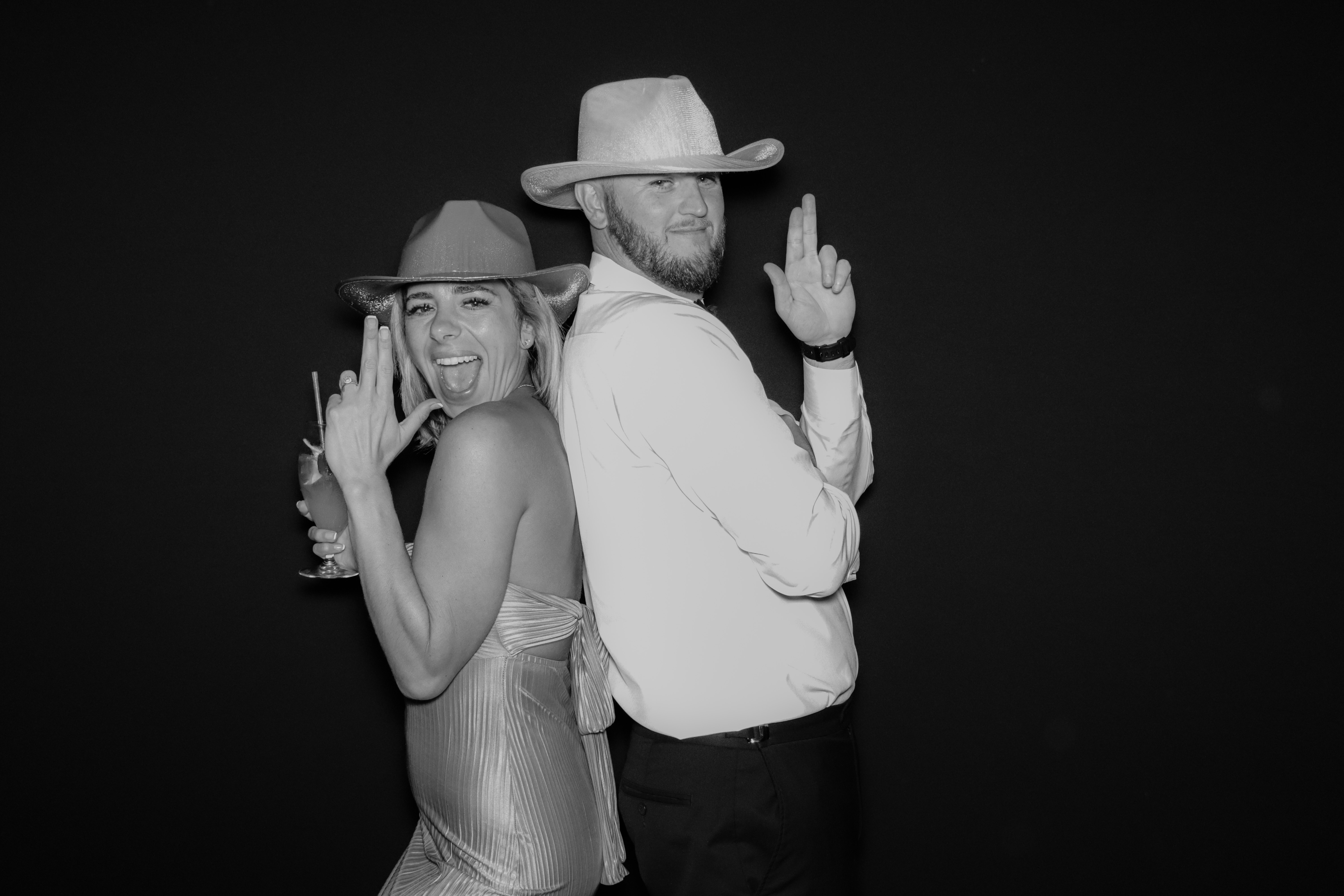 Classic Black photo booth backdrop