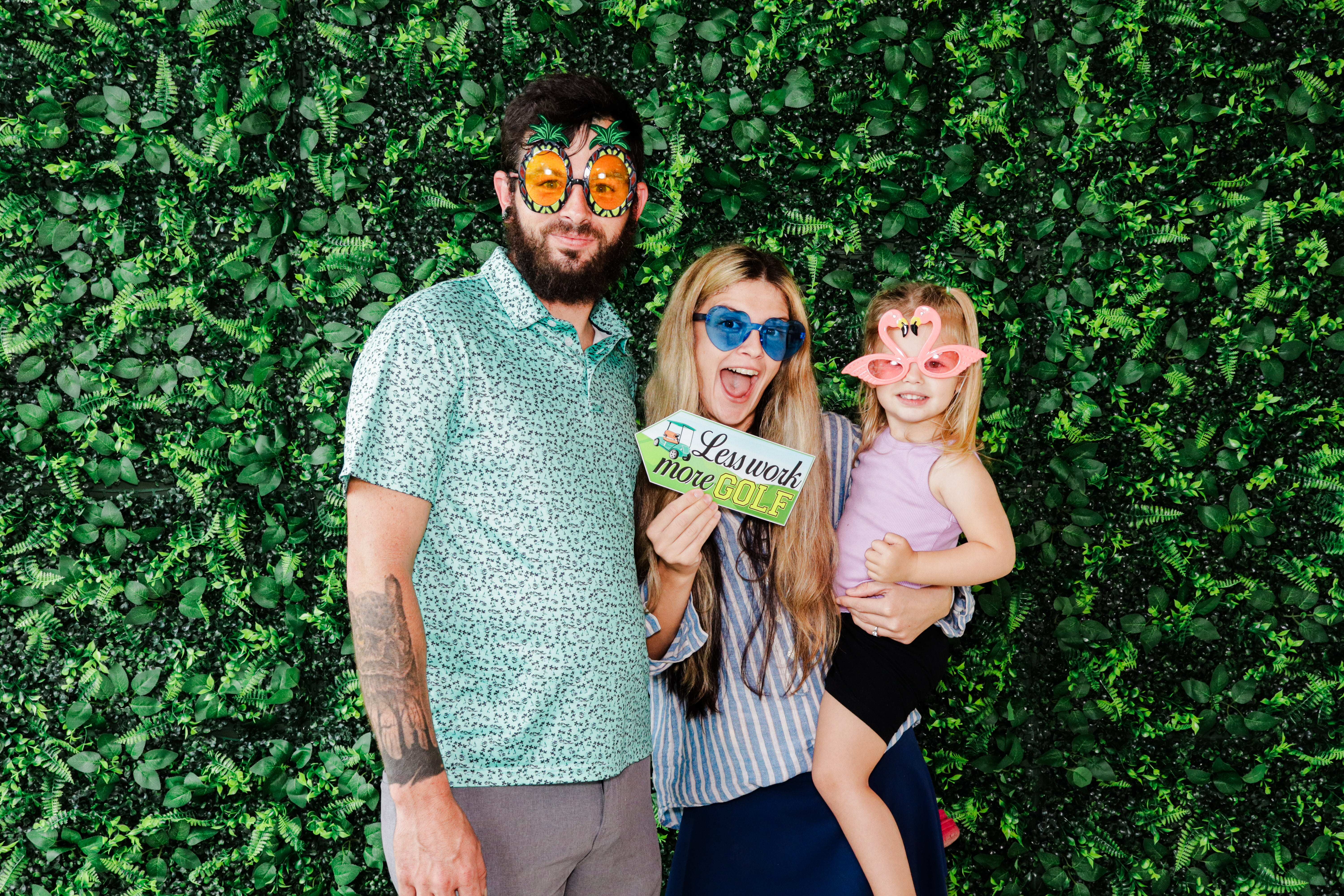 Garden Hedge Wall photo booth backdrop