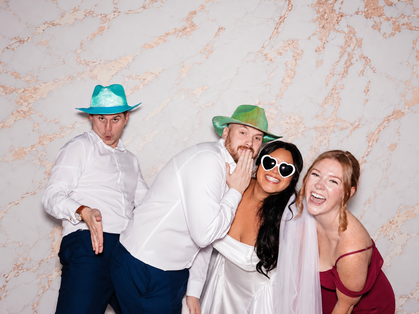 Golden Marble photo booth backdrop