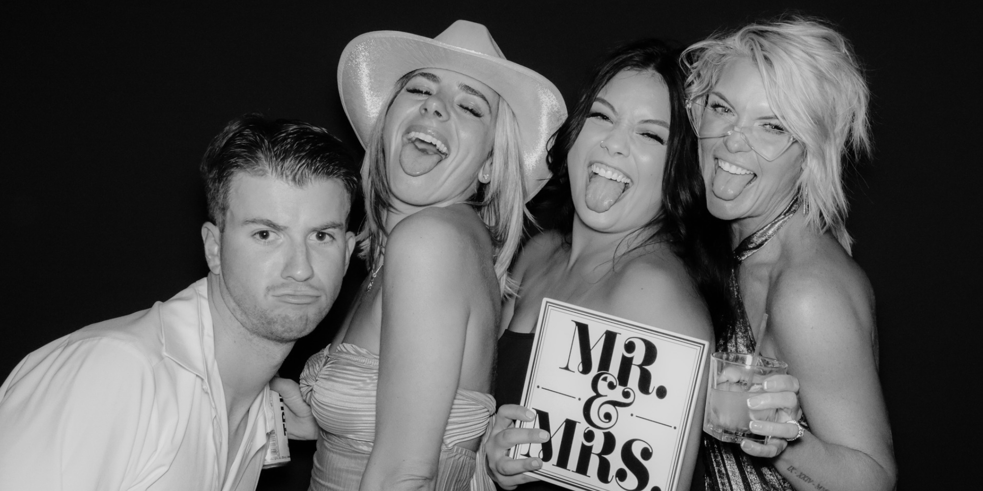 Classic Black photo booth backdrop
