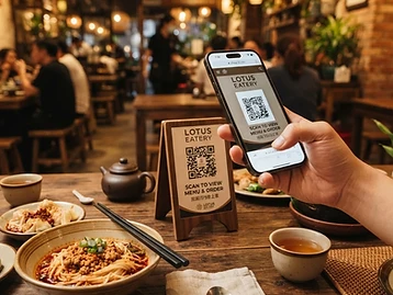 QR table ordering