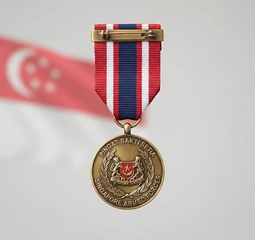 Singapore Armed Forces Good Service Medal, Service medal, Singapore medal