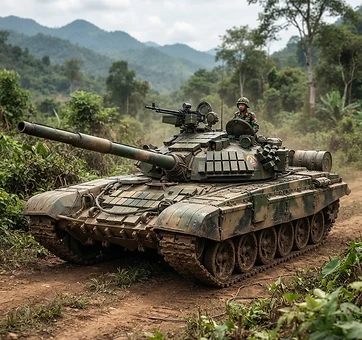 The T-72B of Laos
