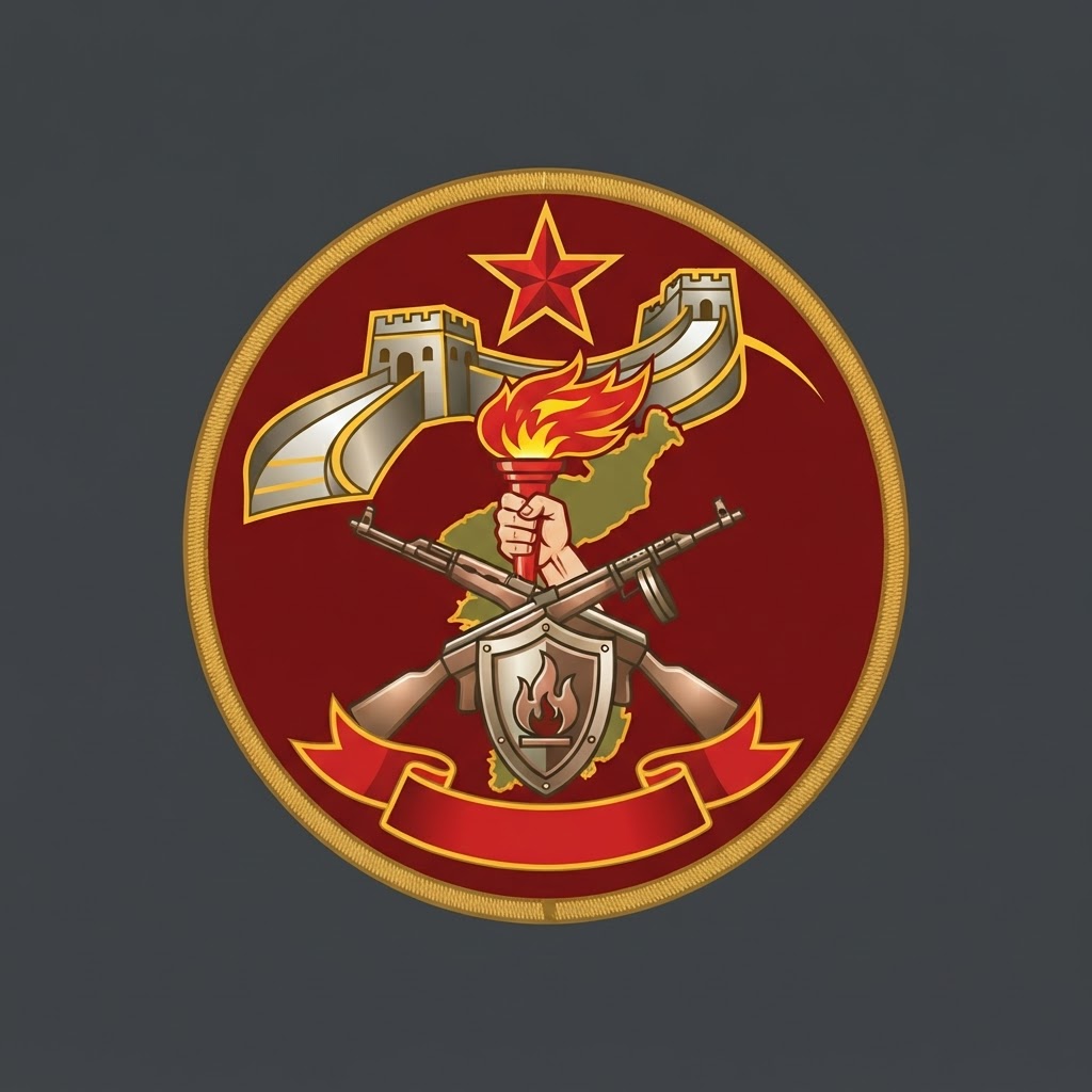 Distinctive unit insignia of Chinese People's Volunteer Army