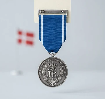 Navy Long Service Medal, Service medal, Denmark medal